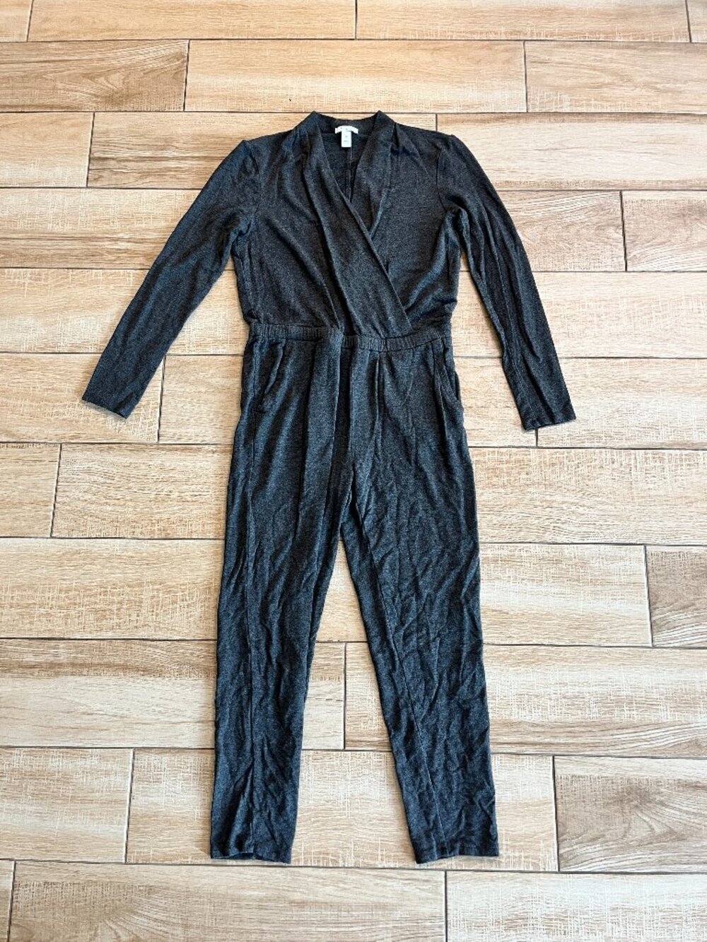 Womens Daily Ritual Grey Jumpsuit - XS
